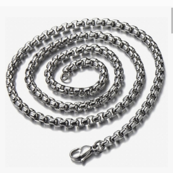 New! MEN'S Angler Fish Stainless Steel Pendant Necklace. - Picture 6 of 6